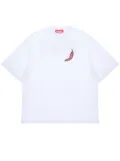 032c On Fire organic cotton T-shirt - White