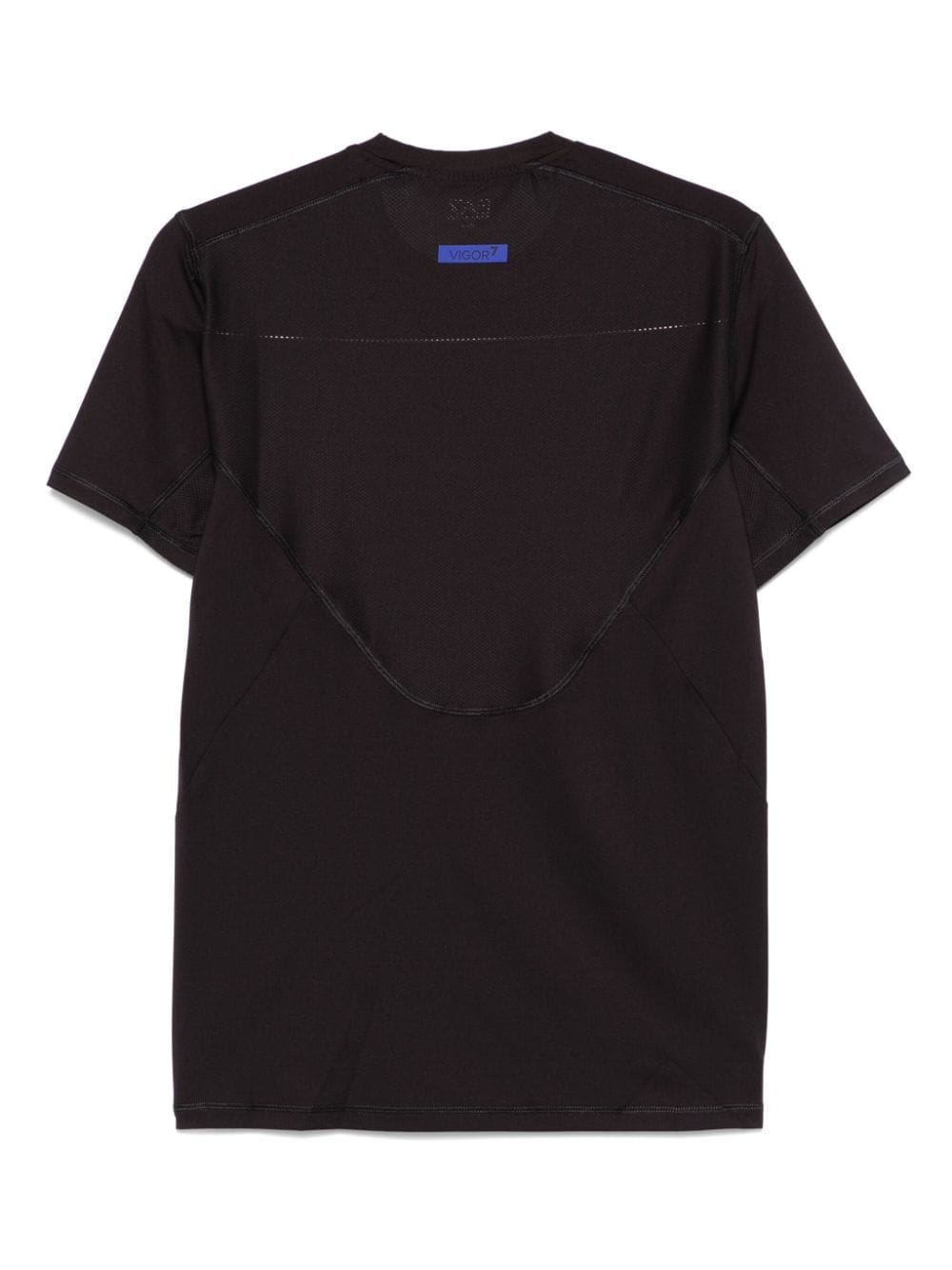 Ea7 Emporio Armani T-shirt met logo - Zwart