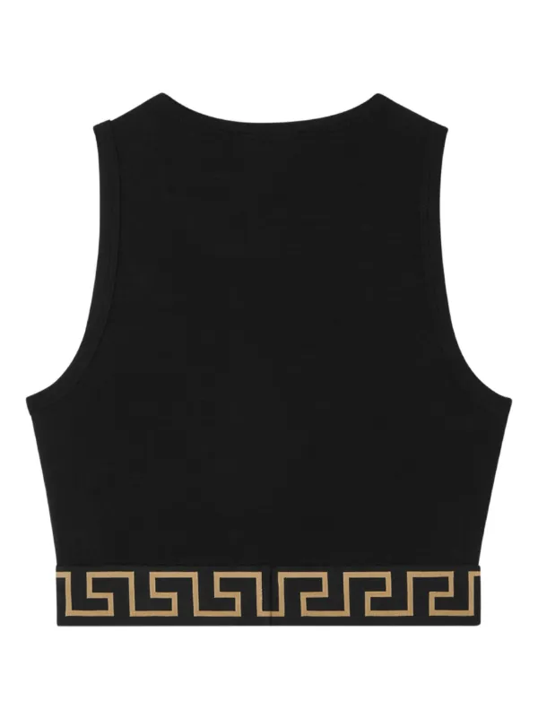 versace cropped top