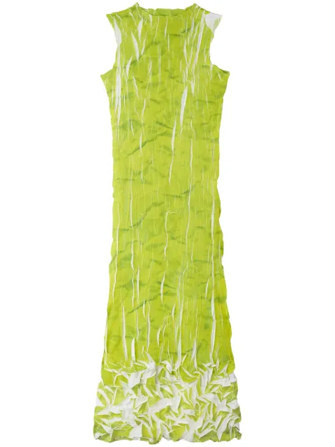 Sunnei robe longue à design plissé