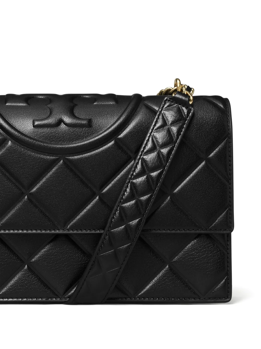 Tory Burch Fleming schoudertas Zwart