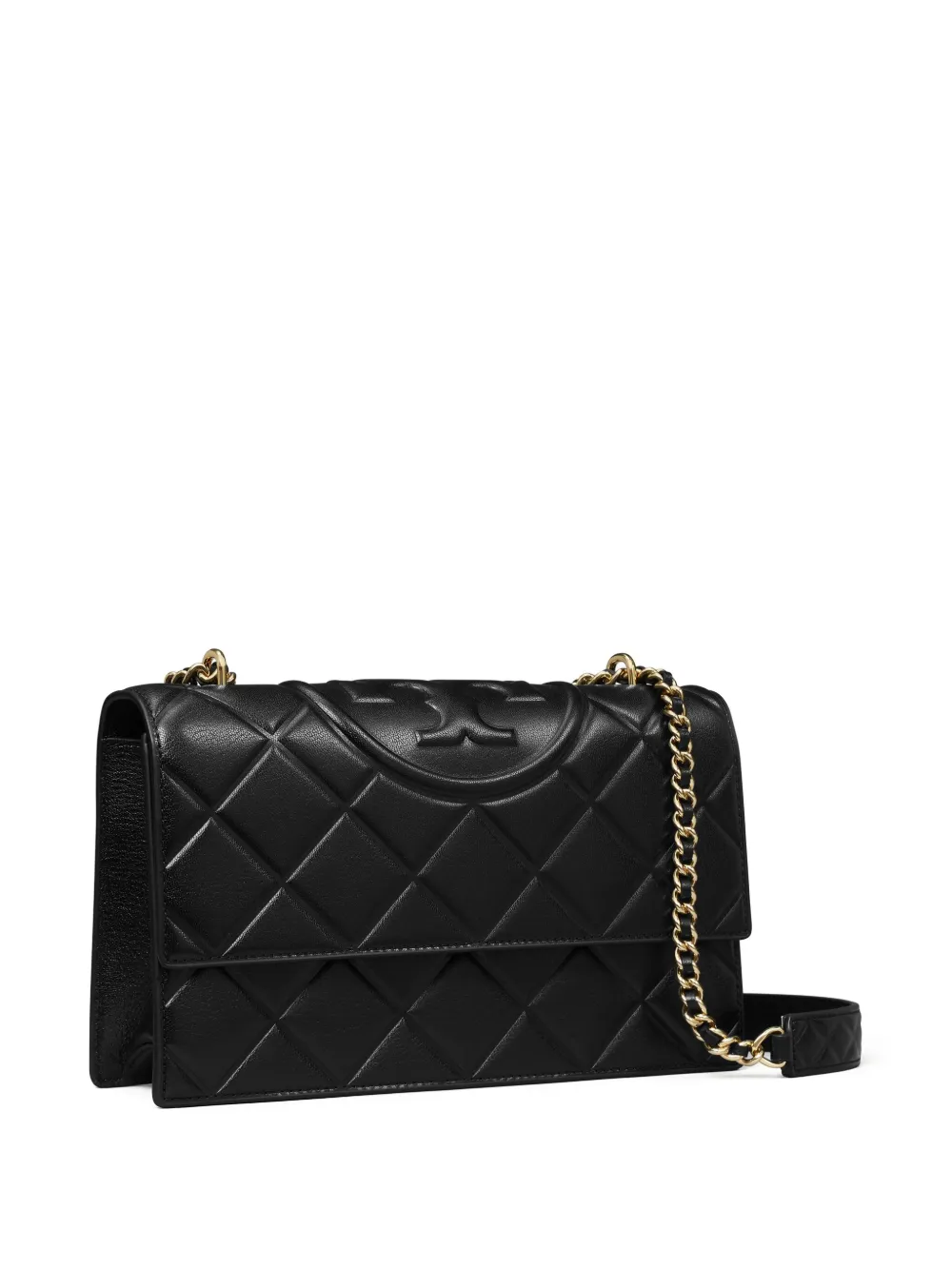 Tory Burch Fleming schoudertas Zwart