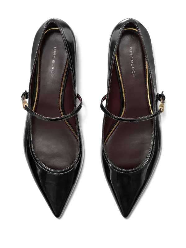 ToryBurch☆ DOUBLE T BUCKLE POINTED-TOE FLAT double-t-buckle-pointed-toe-