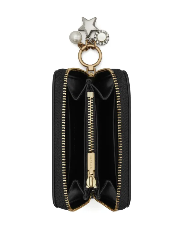 チャーム KIRA Tory Burch Kiraチャーム 財布 | ブラック | FARFETCH JP