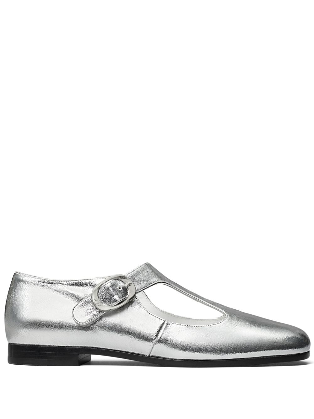 Tory Burch Violet T-Strap ballet flats Silver