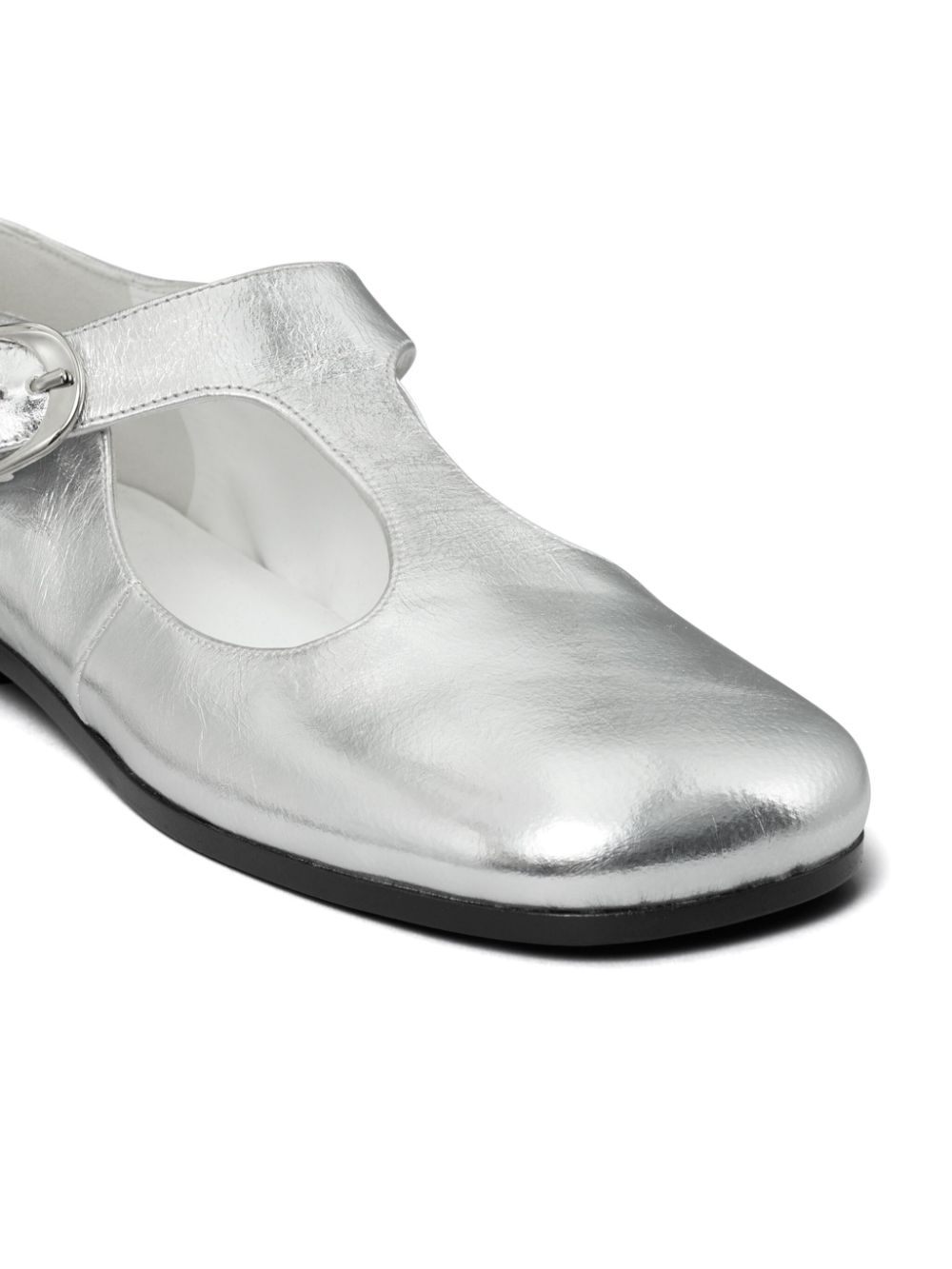 Tory Burch Violet T-Strap ballet flats Silver