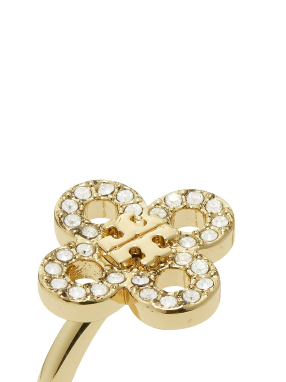 Tory Burch Kira Clover Pave ring - Goud