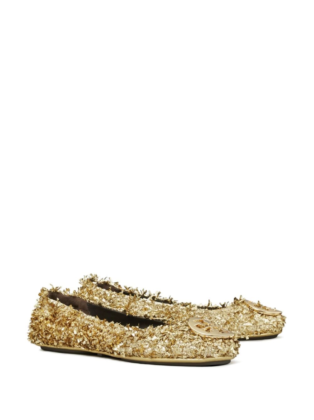 Tory Burch Minnie Travel ballerina shoes - Goud