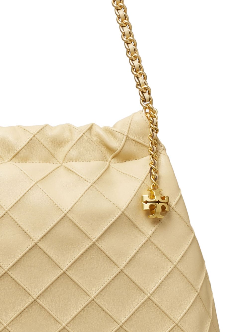 Shop Tory Burch Fleming Hobo Bag In Neutrals