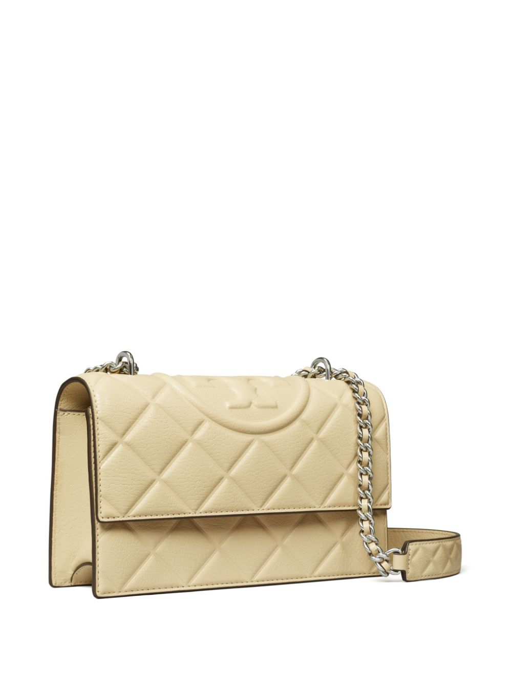 Tory Burch Fleming kleine schoudertas - Beige