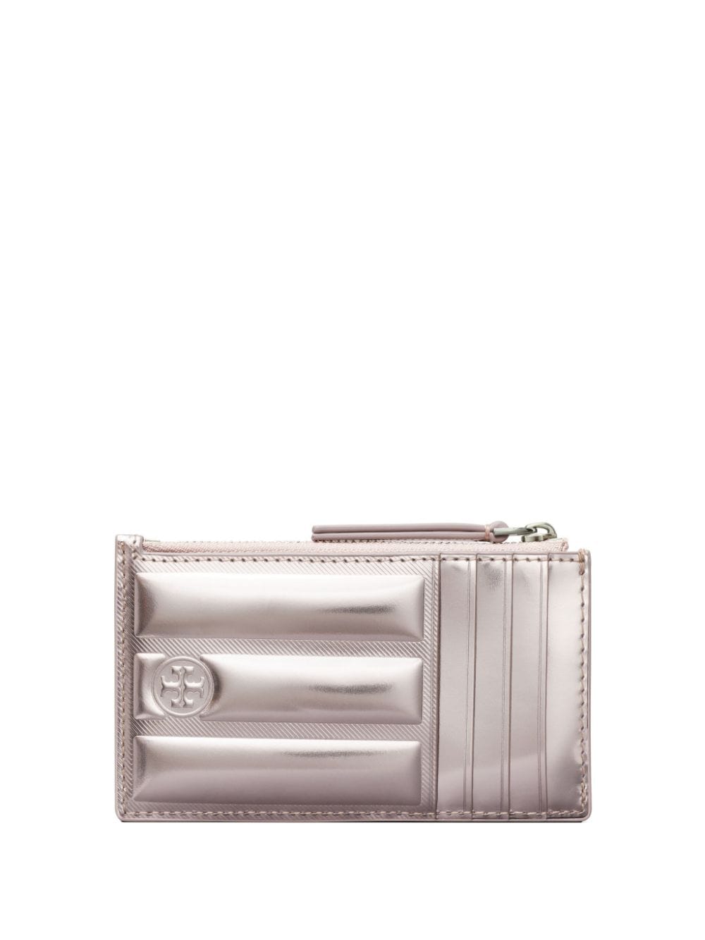 Tory Burch quilted card case - Roze