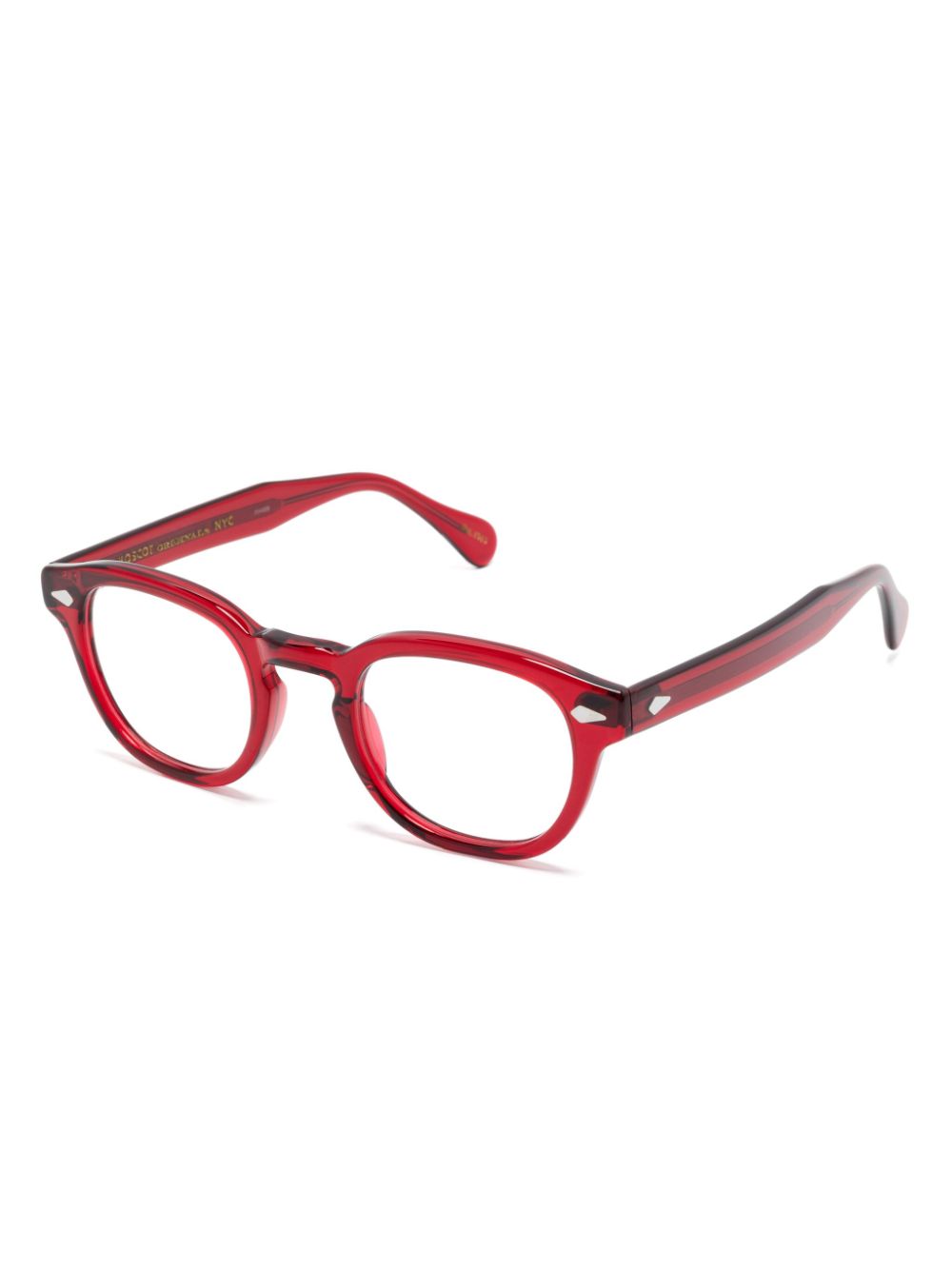 Moscot Lemtoshopt bril - Rood