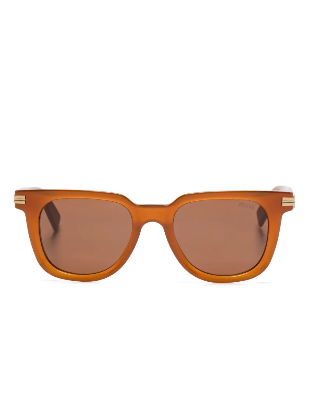 Zegna square-frame sunglasses | Brown | Image 1
