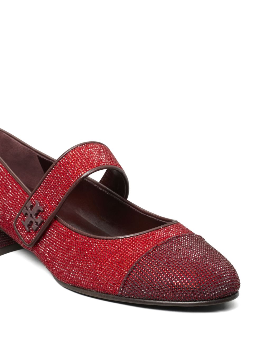 Tory Burch Mary Jane ballerina's Rood