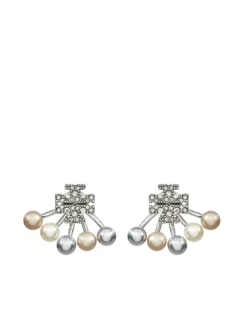 Tory Burch aretes Kira con perla
