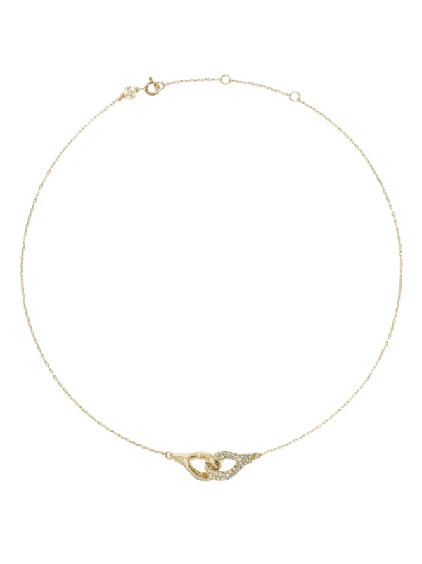 Tory Burch☆ Wishbone チェーン ネックレス♪【送料込】 Tory Burch Interlocking Wishbone Pendant Necklace | Gold