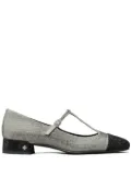 Tory Burch rhinestone embellished ballerina shoes - Grey