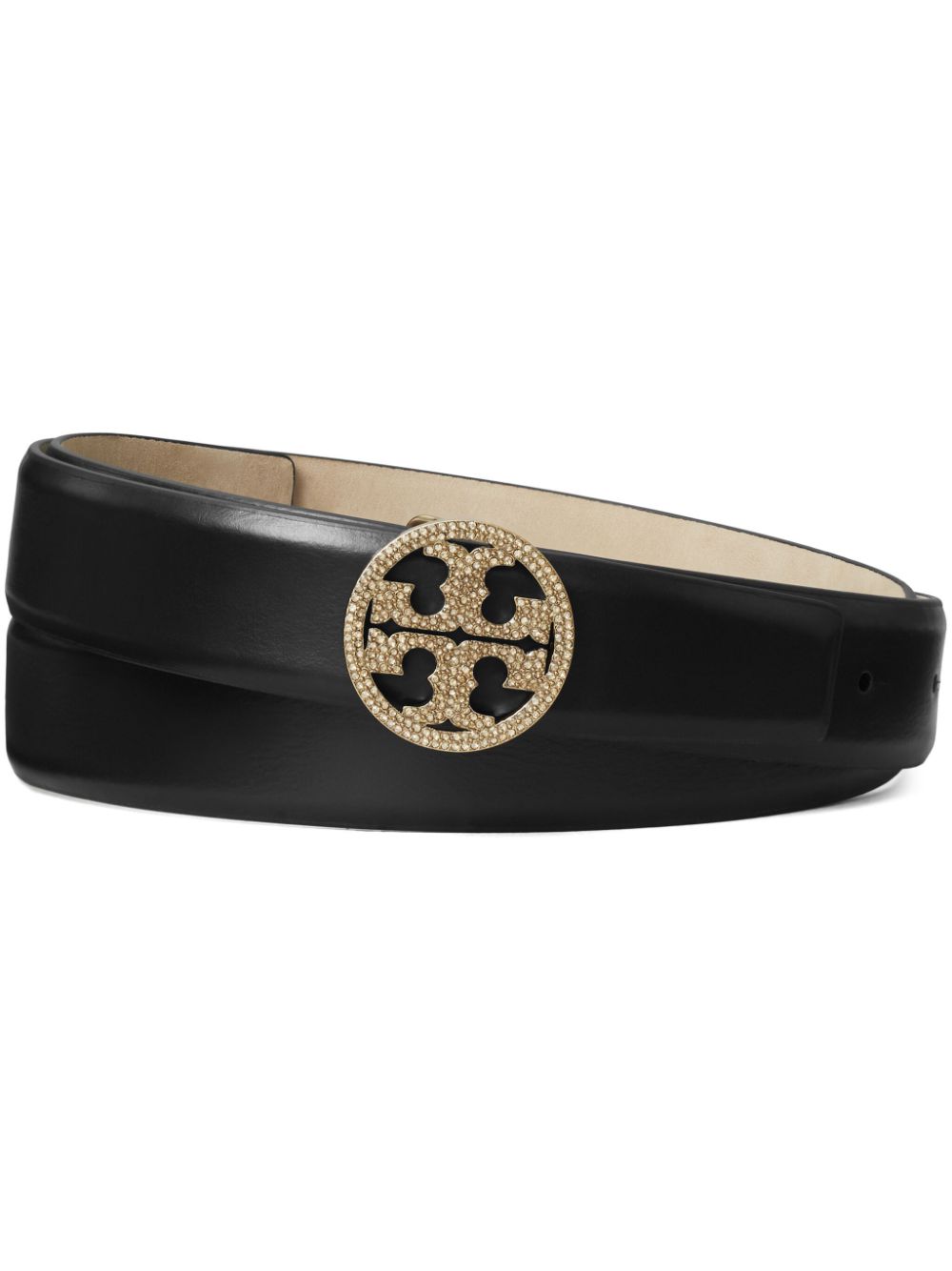 Tory Burch Miller riem met kristallen Zwart