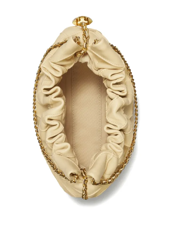 Tory Burch Fleming Mini Hobo Bag | Neutrals | FARFETCH CA