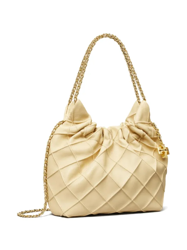 Tory Burch Fleming ホーボーバッグ ミニ | ニュートラル