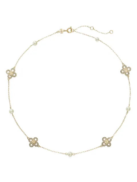 Tory Burch Kira Clover Pearl necklace