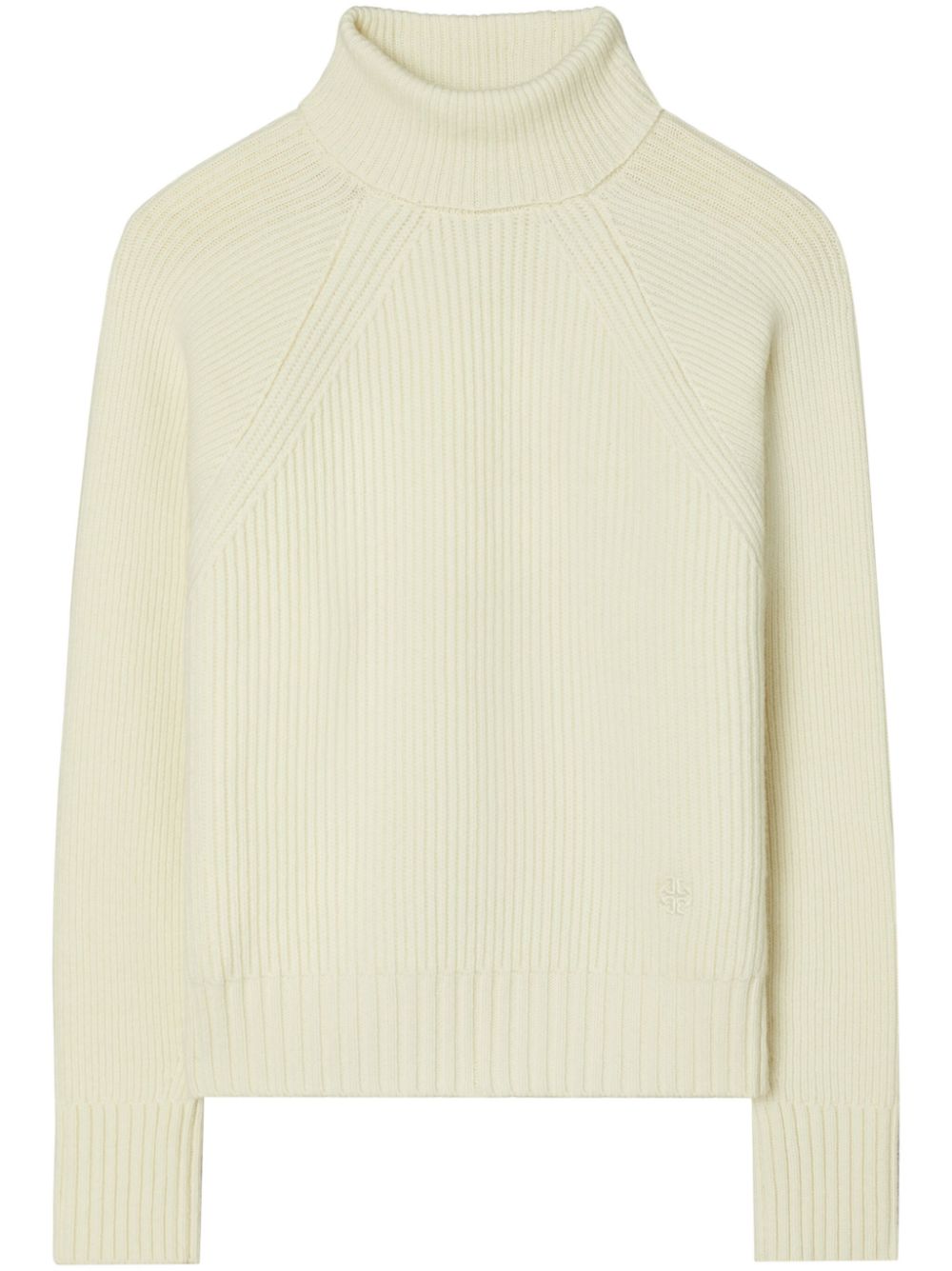 roll-neck wool jumper