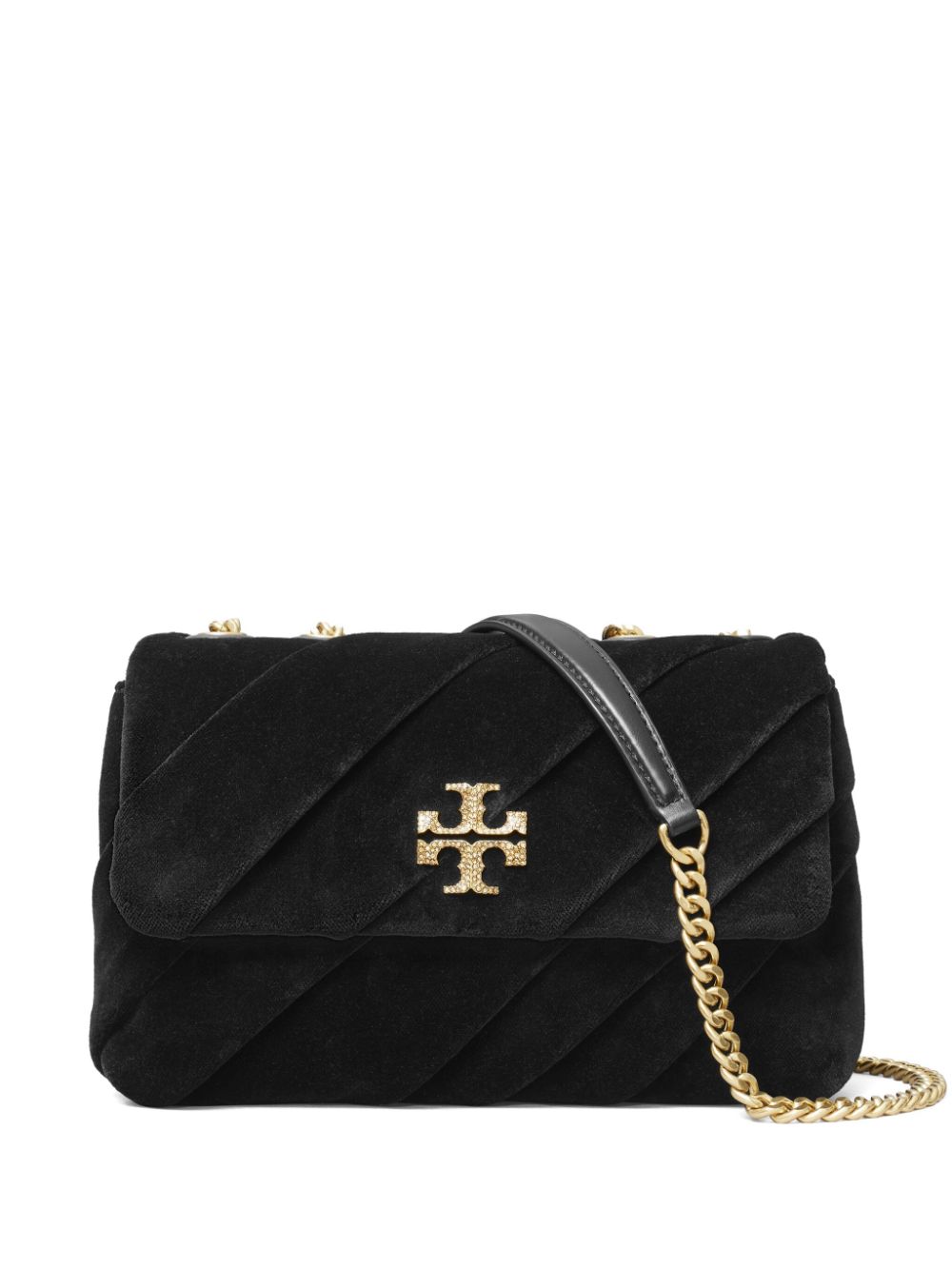 Tory Burch Kira kleine schoudertas Zwart