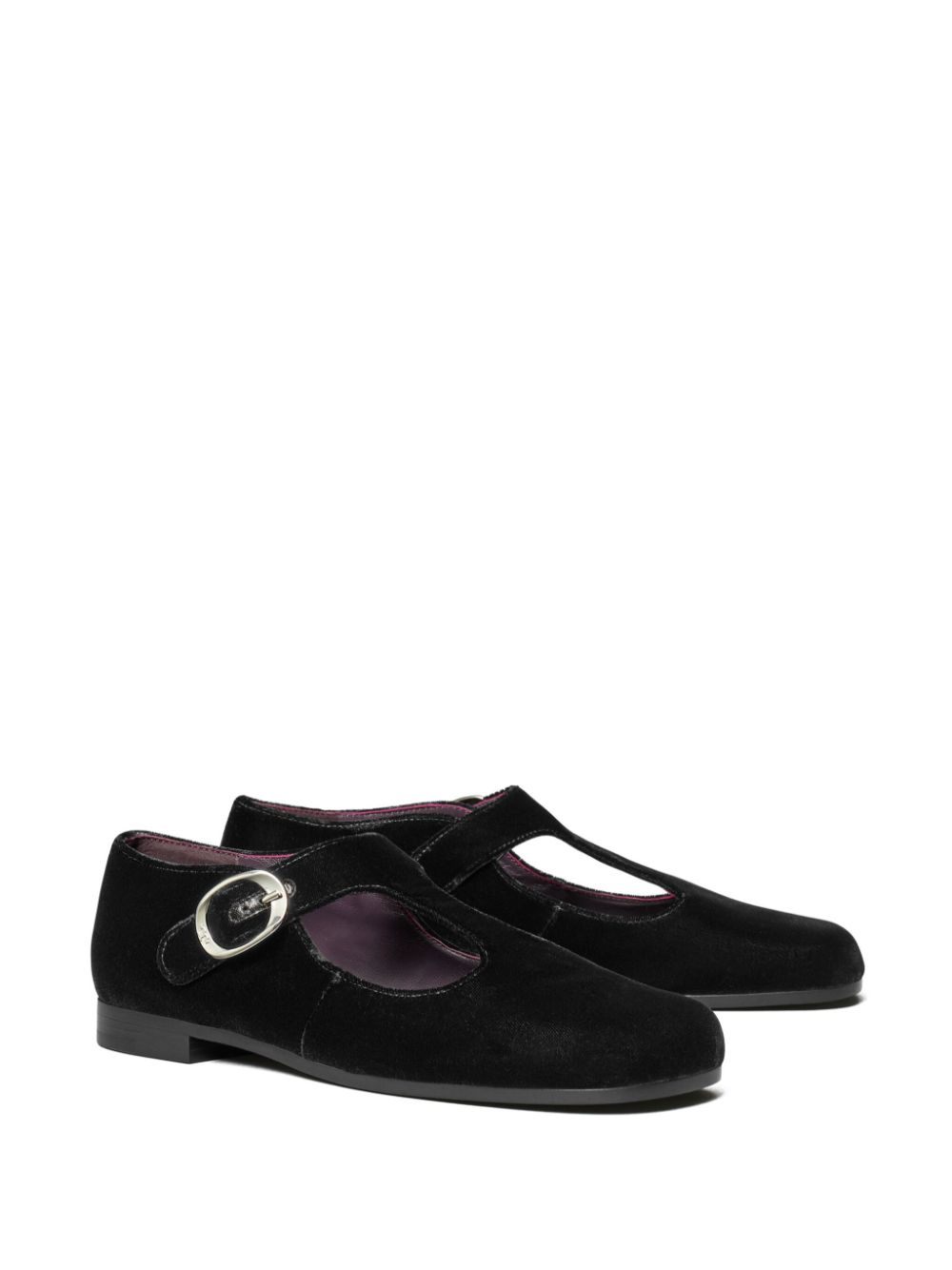 Tory Burch Violet ballerina's met T-bandje - Zwart