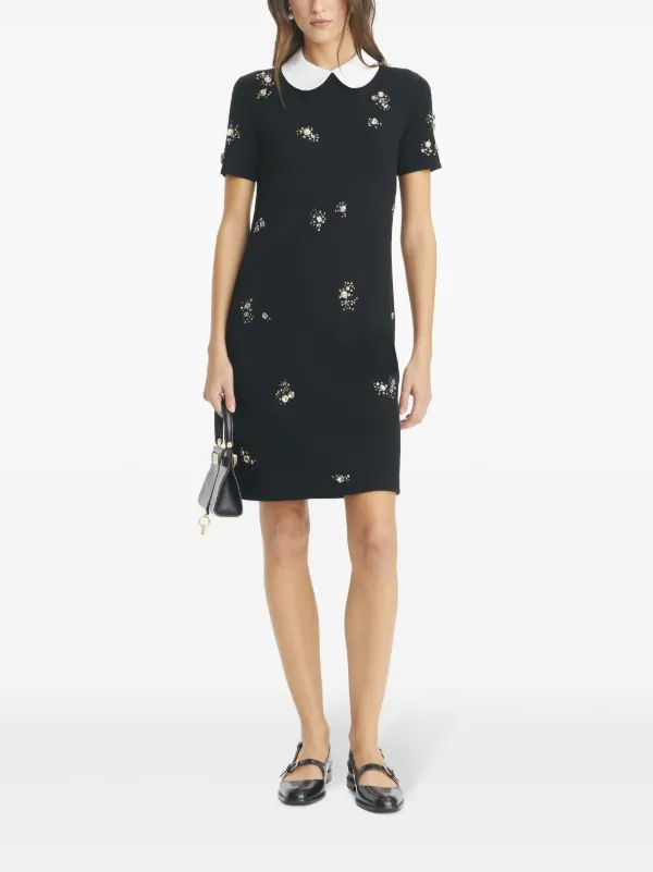 ワンピース TORY BURCH Woman Dress Black 164582 001 Tory Burch Aubrey Dress Black Size Medium NWT $350 | eBay