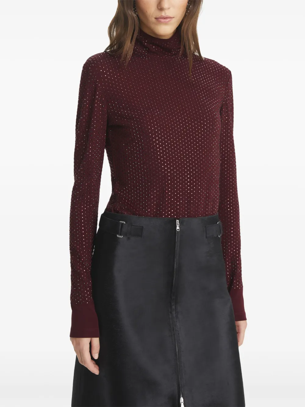 Affordable Tory Burch crystal-embellished turtleneck Women