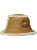 Tory Burch reversible shearling bucket hat - Brown