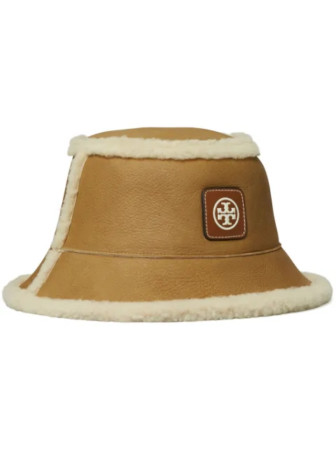 Tory Burch reversible shearling bucket hat