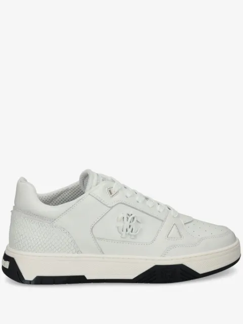 Roberto Cavalli logo-plaque trainers