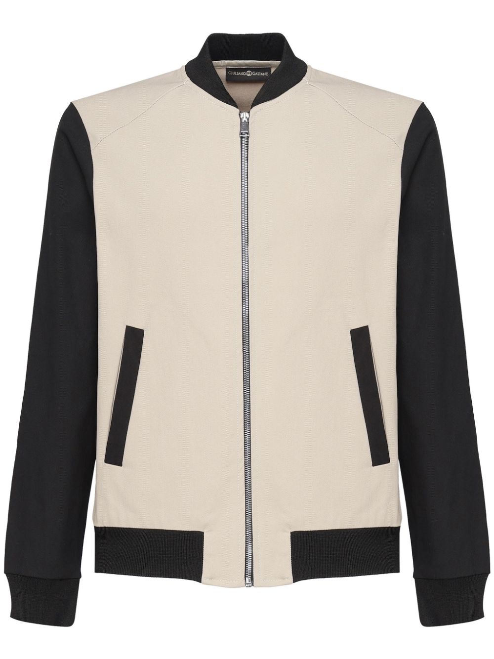 Shop Giuliano Galiano Two-tone Bomber Jacket In Neutrals