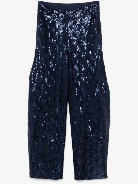 ROTATE BIRGER CHRISTENSEN sequinned cargo pants