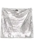 ROTATE BIRGER CHRISTENSEN sequinned mini skirt - Silver