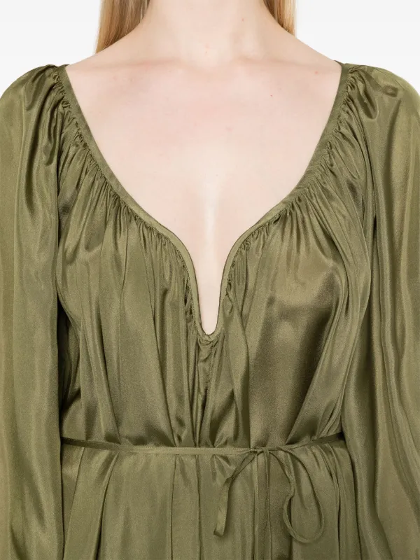 ZIMMERMANN Acacia マキシドレス | グリーン | FARFETCH JP