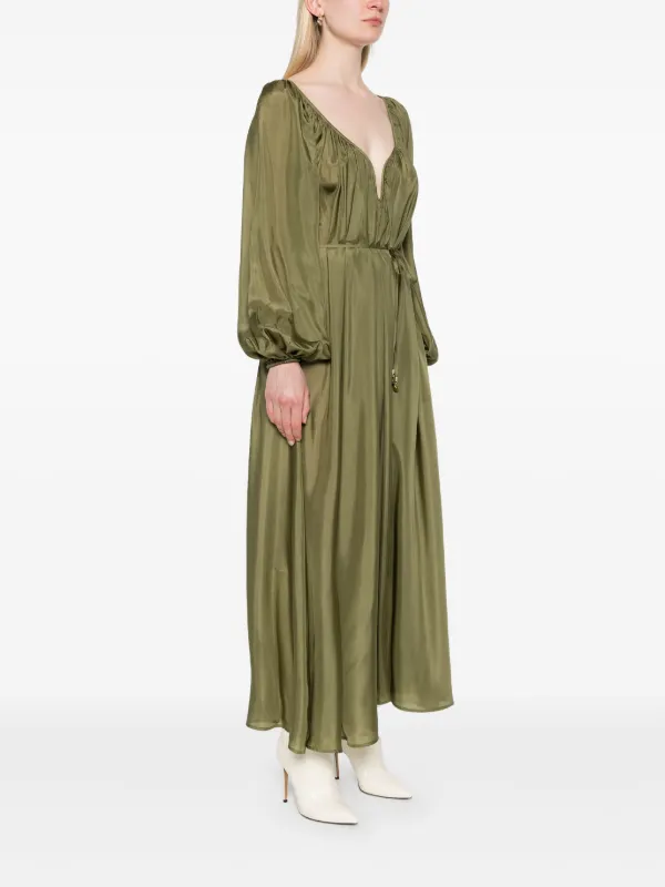 【Zimmermann】アカシア マキシドレス ZIMMERMANN Acacia マキシドレス | グリーン | FARFETCH JP