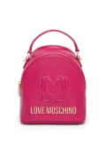 Love Moschino logo-plaque backpack - Pink