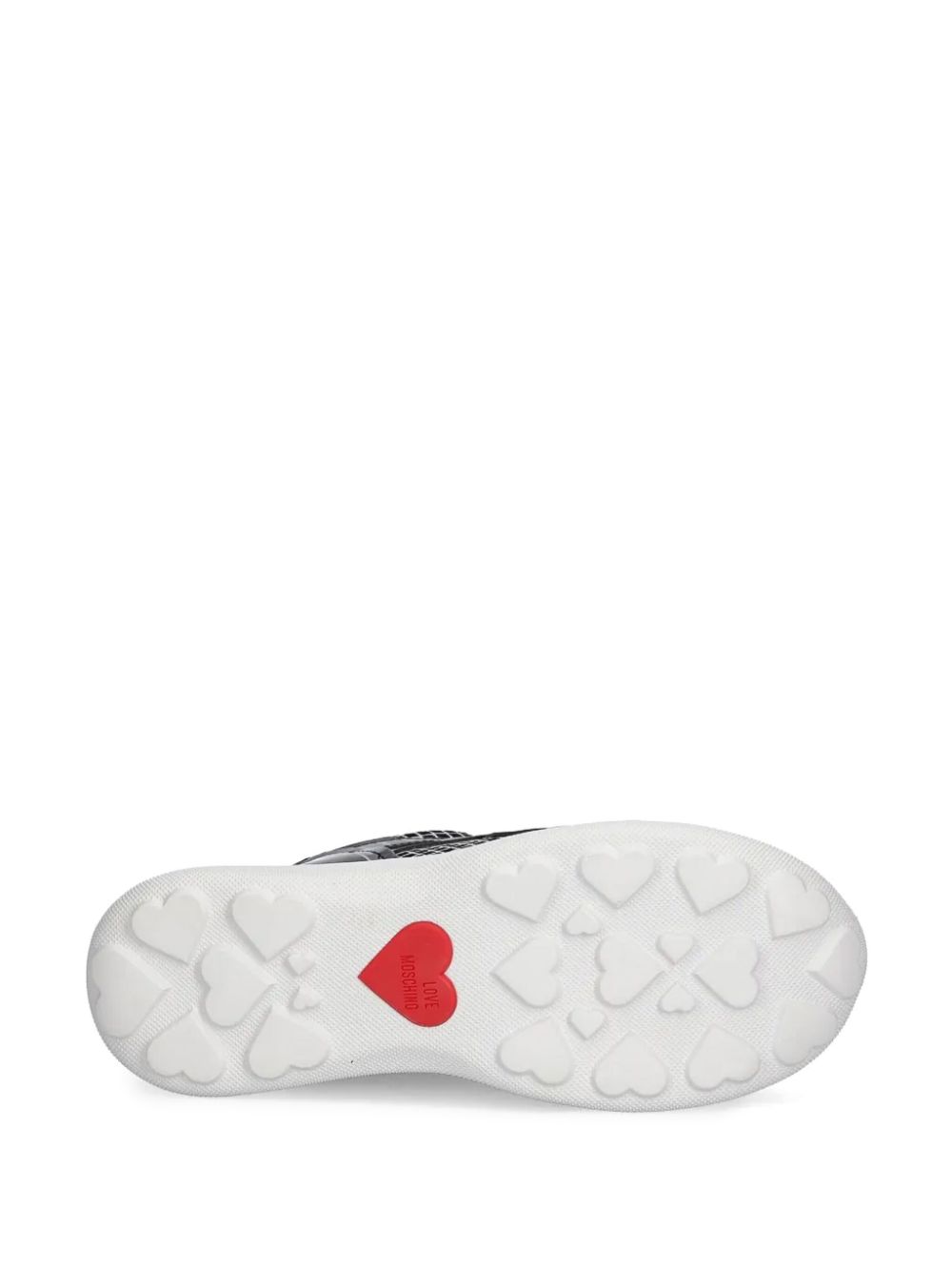 Love Moschino Super Heart sneakers Zwart