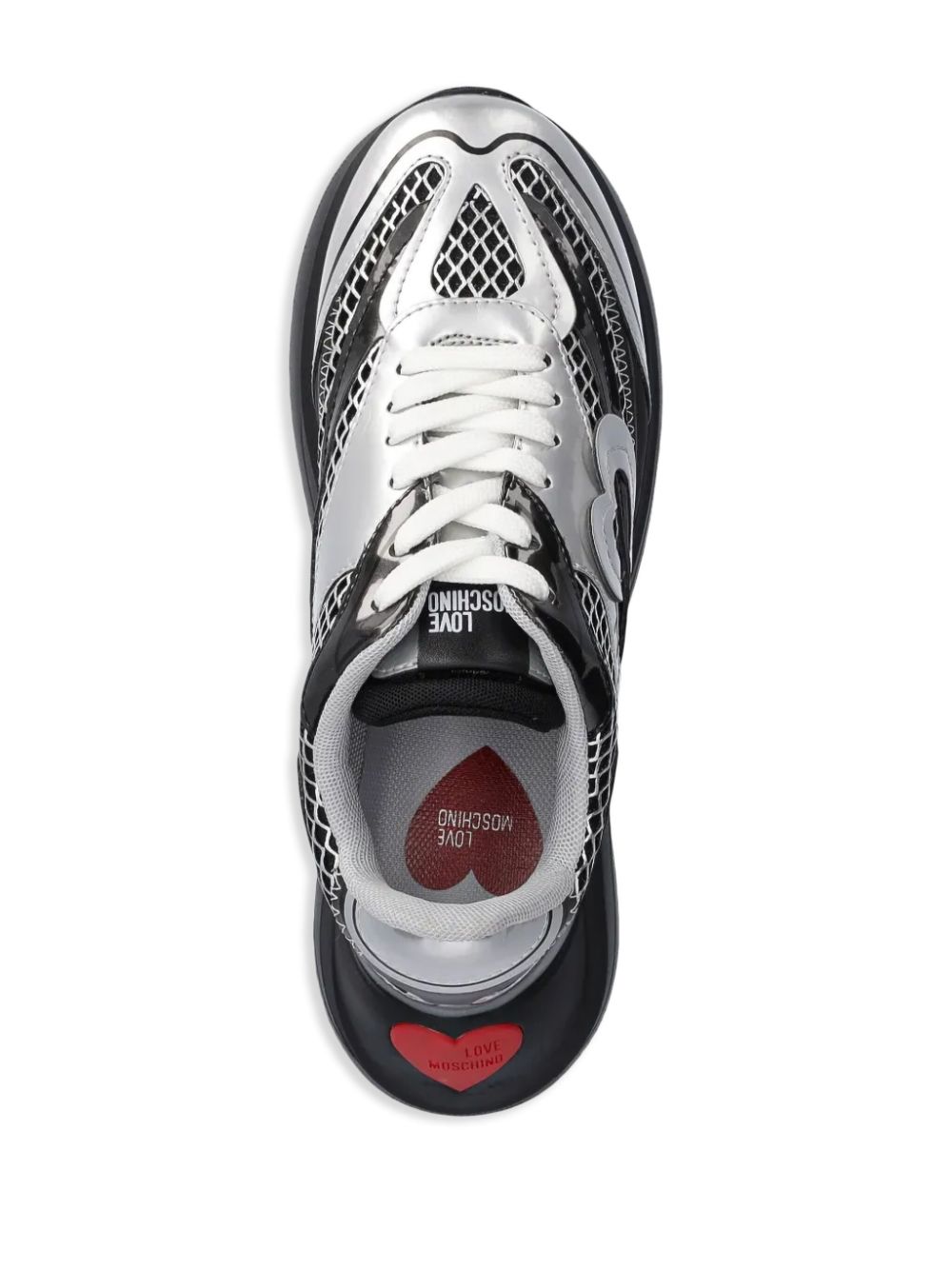 Love Moschino Super Heart sneakers Grijs