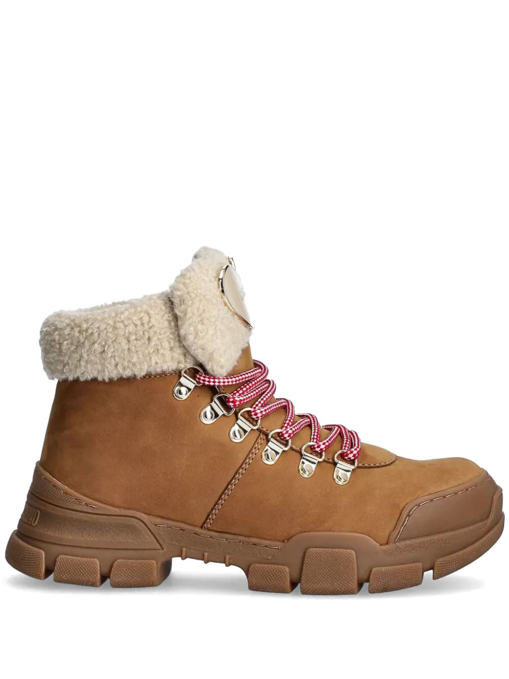 Love Moschino Trekk lace-up boots Bruin