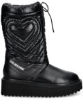 Love Moschino platform snow boots - Black