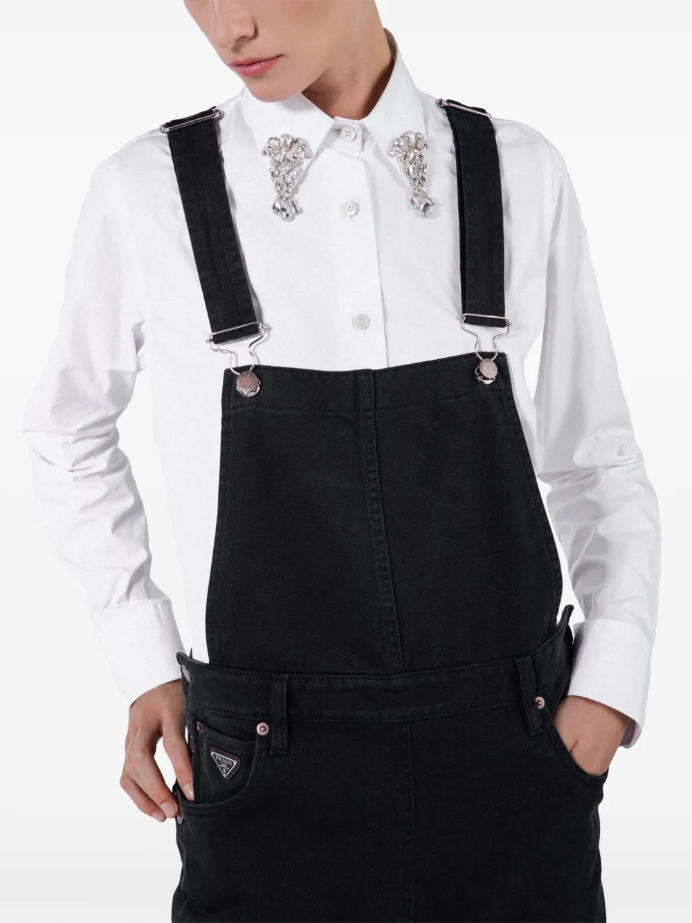 PRADA DENIM OVERALLS