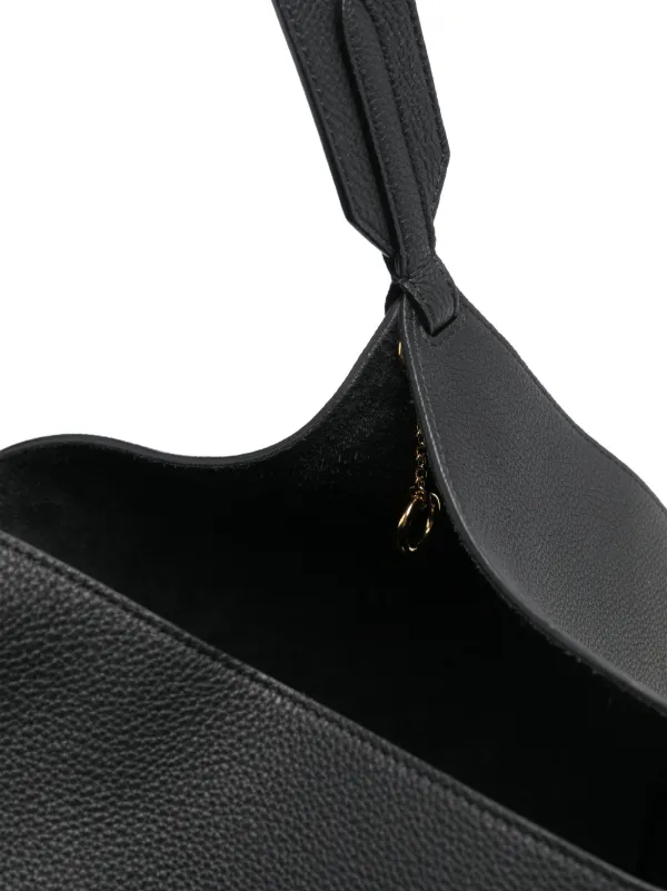 KHAITE Small Lotus Tote Bag | Black | FARFETCH