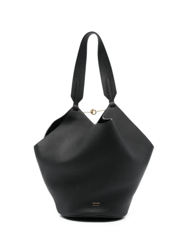 Khaite Small Lotus Tote in Black