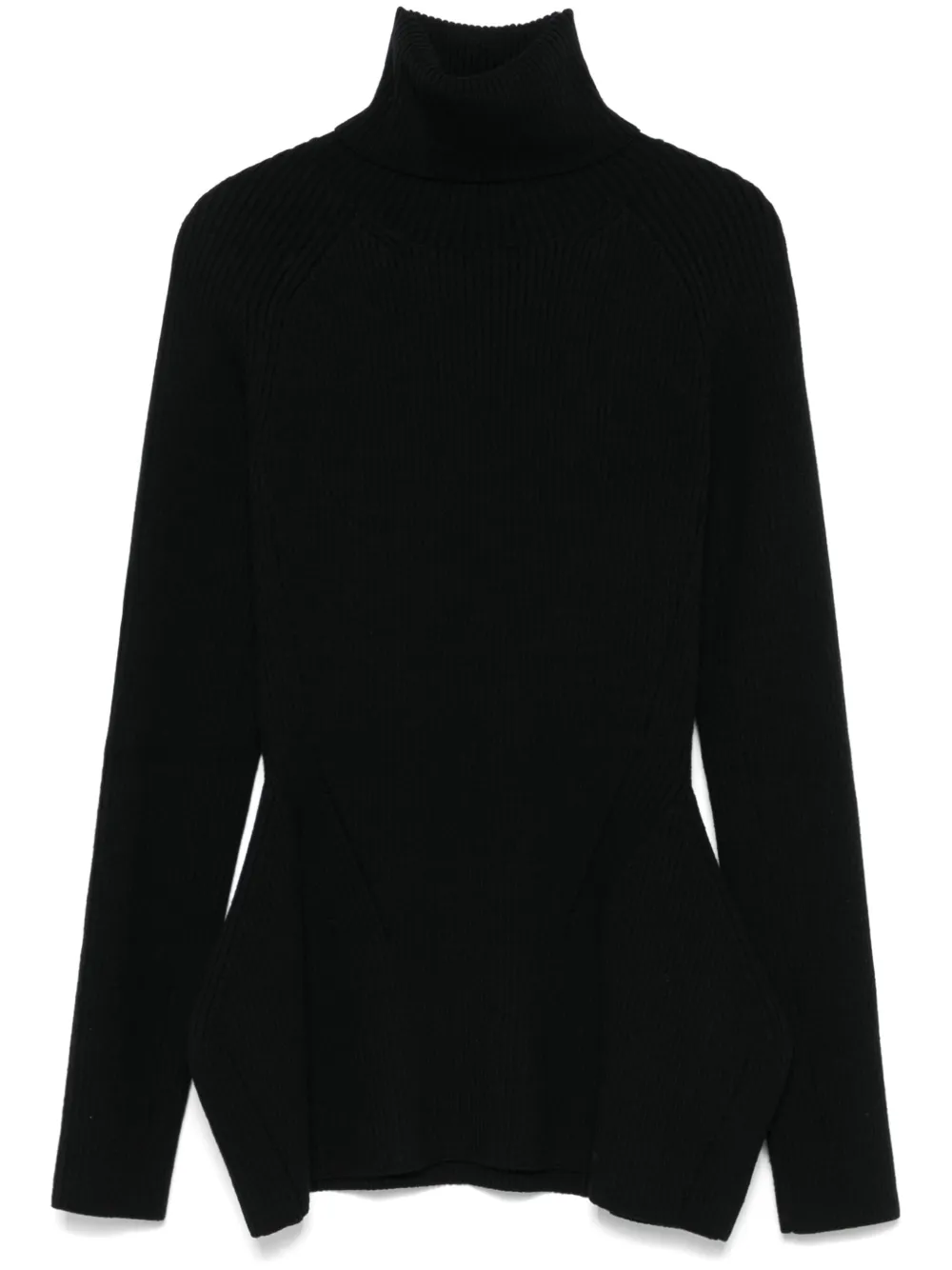 Junya Watanabe ribbed-knit sweater - Black