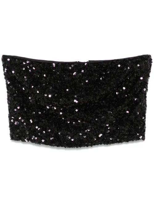 Haut crop à sequins - ROTATE BIRGER CHRISTENSEN - Modalova