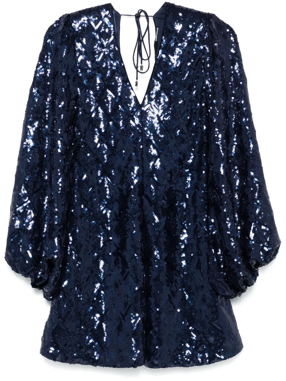 Rotate Birger Christensen Sequinned Mini Dress In Blue
