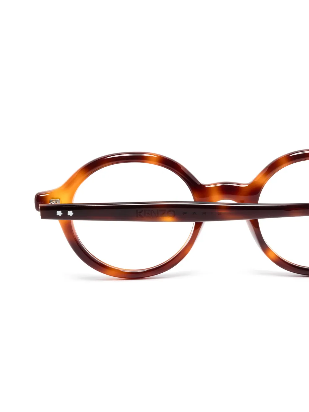 Kenzo Bril met rond montuur Bruin